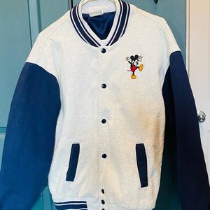 Vintage Disney Mickey Varsity Jacket Size Large